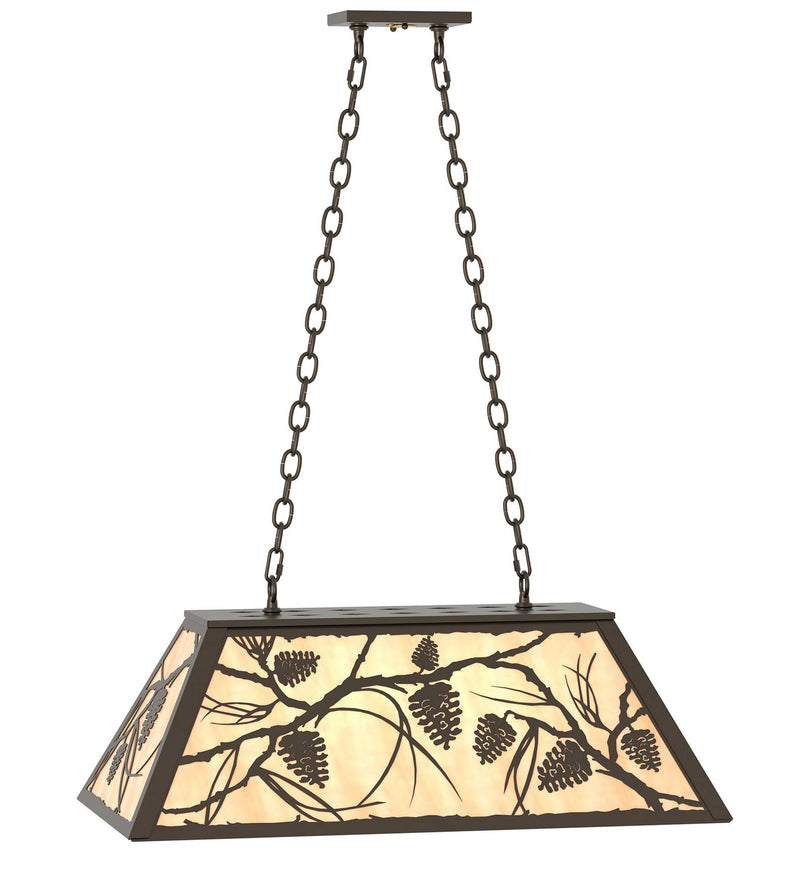 Meyda Tiffany 234386 Six Light Pendant, Oil Rubbed Bronze