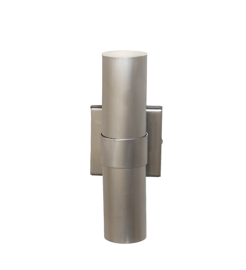 Meyda Tiffany 285325 LED Wall Sconce, Brushed Stainless Steel