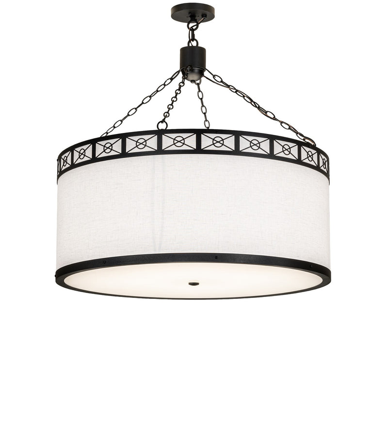 Meyda Tiffany 289580 Eight Light Pendant, Textured Black