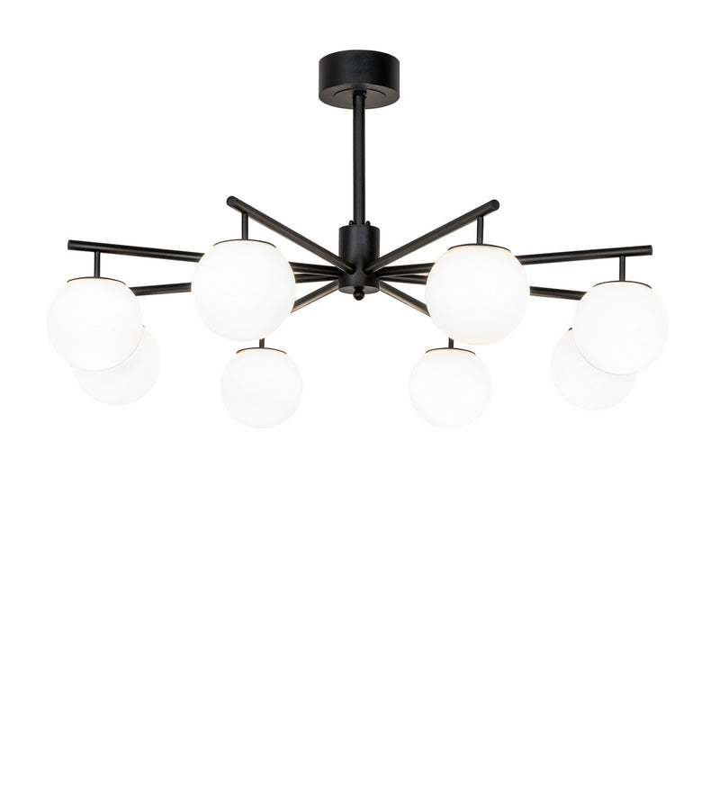 Meyda Tiffany 290198 LED Chandelier, Textured Black