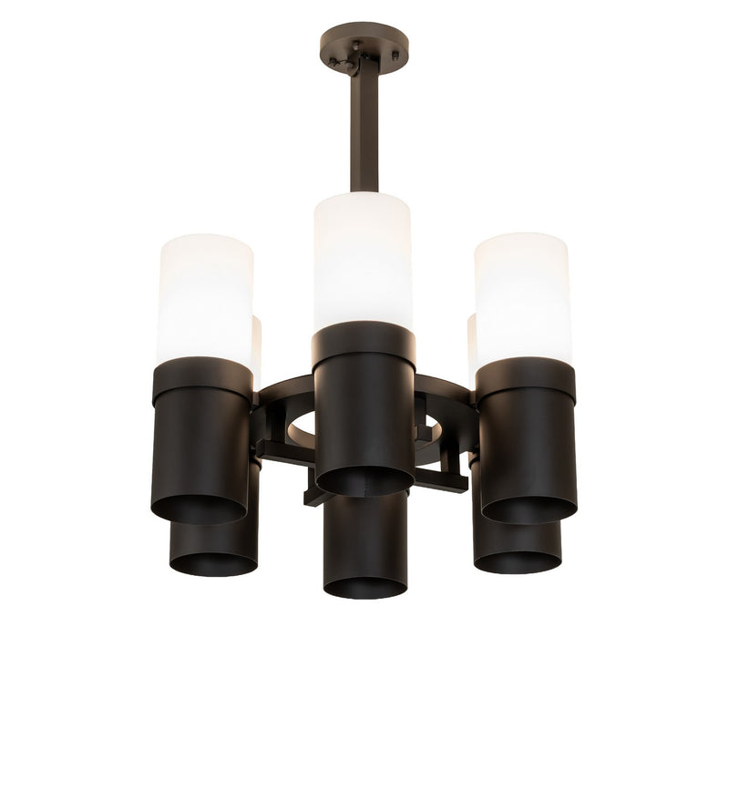 Meyda Tiffany 291373 Six Light Chandelier, Oil Rubbed Bronze
