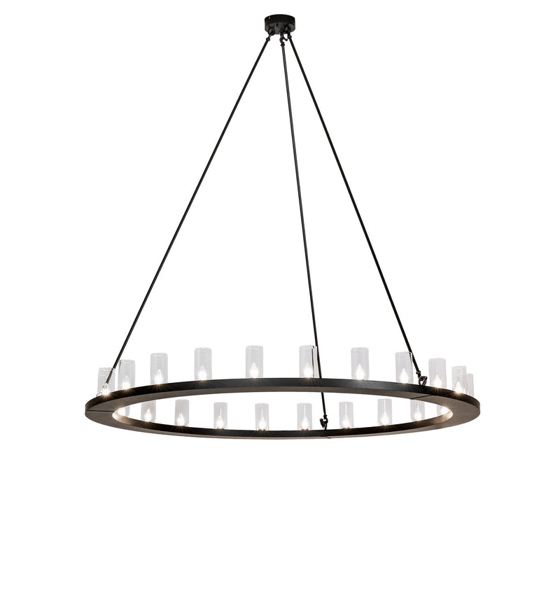 Meyda Tiffany 292666 24 Light Chandelier, Solar Black