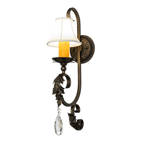Meyda Tiffany 292734 One Light Wall Sconce, Dark Smoke