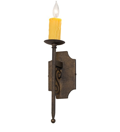 Meyda Tiffany 292735 One Light Wall Sconce, Dark Smoke
