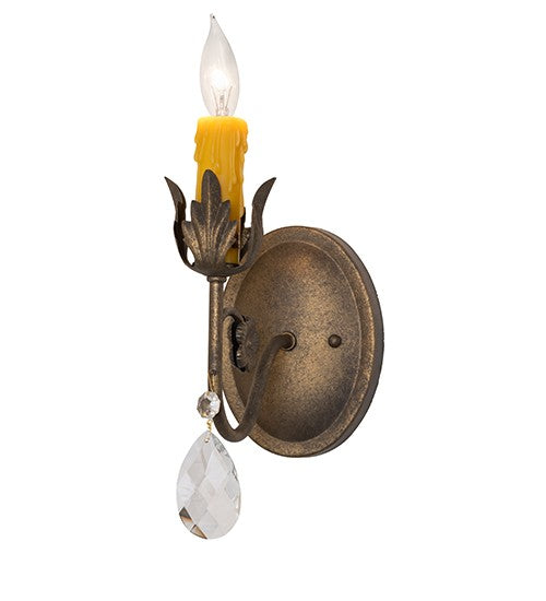 Meyda Tiffany 292737 One Light Wall Sconce, Dark Smoke