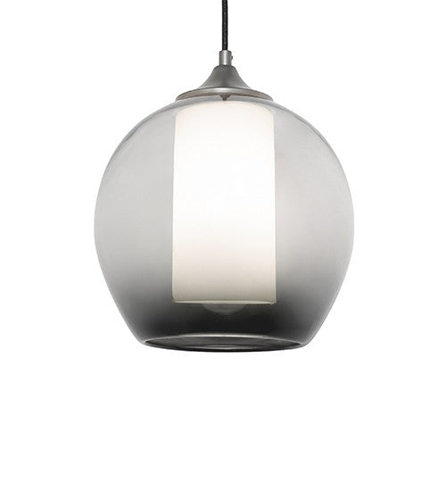 Meyda Tiffany 293061 One Light Pendant, Brushed Nickel