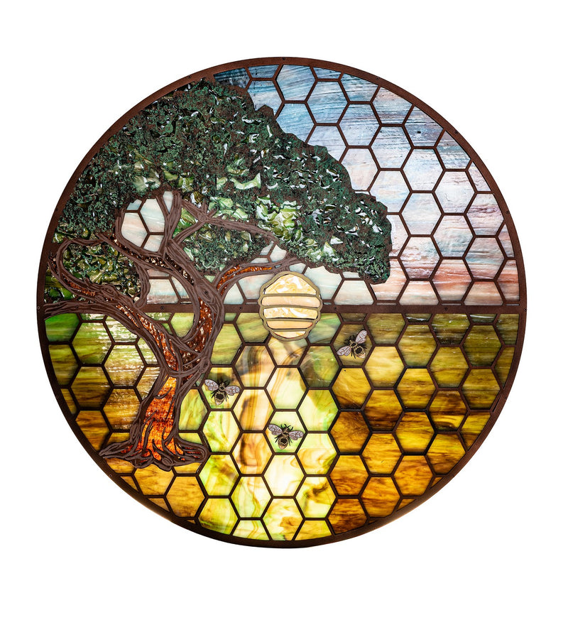 Meyda Tiffany 293467 Window, Mahogany Bronze