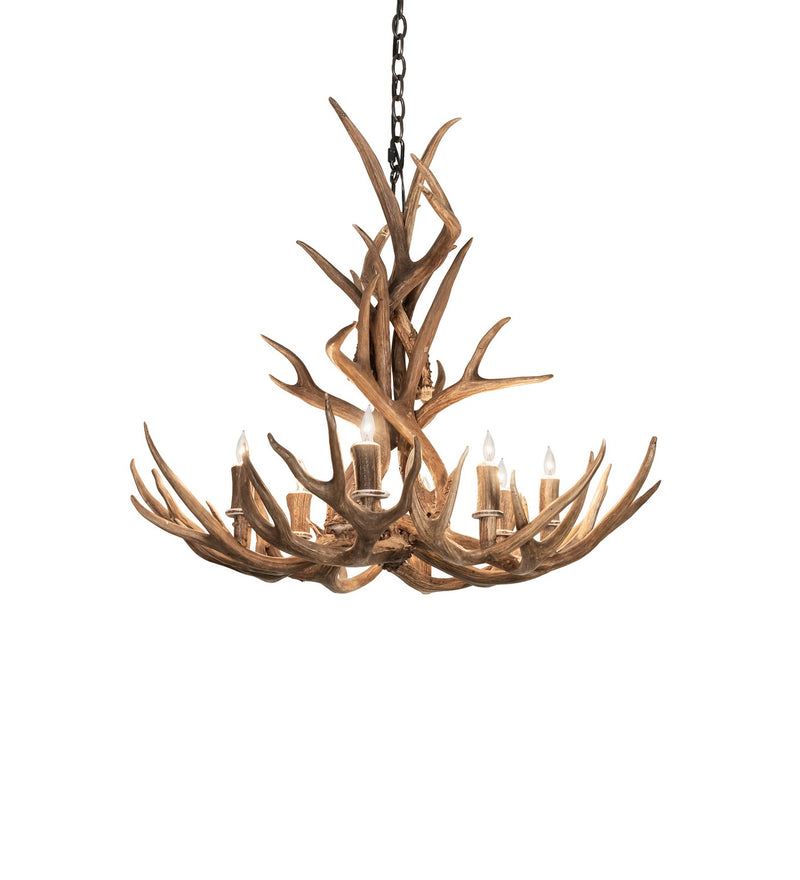 Meyda Tiffany 294051 Eight Light Chandelier, Timeless Bronze
