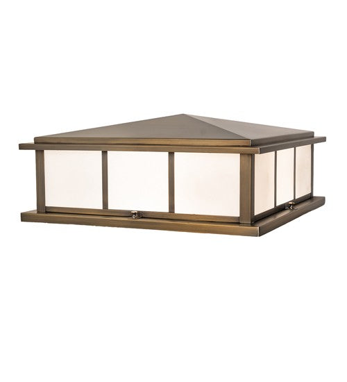 Meyda Tiffany 294201 Four Light Pier Mount, Antique Brass