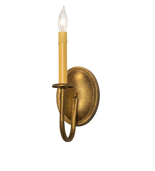 Meyda Tiffany 294391 One Light Wall Sconce, Antique Gold