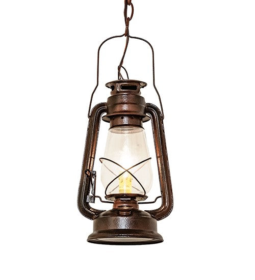 Meyda Tiffany 294628 One Light Pendant, Distressed Rust