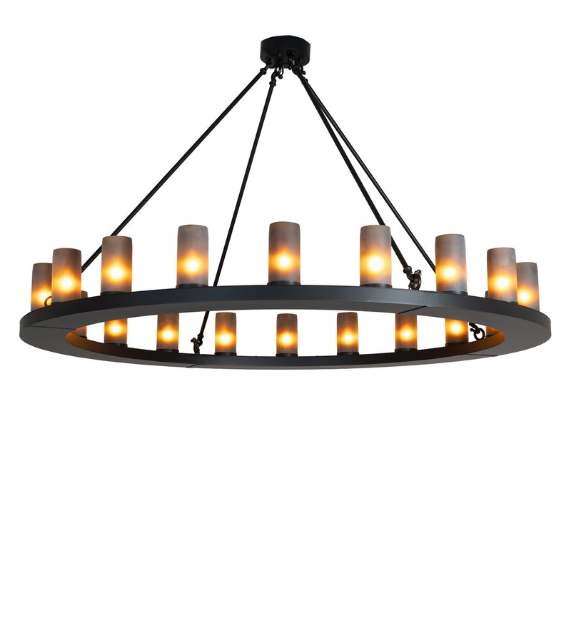 Meyda Tiffany 294696 20 Light Chandelier, Solar Black
