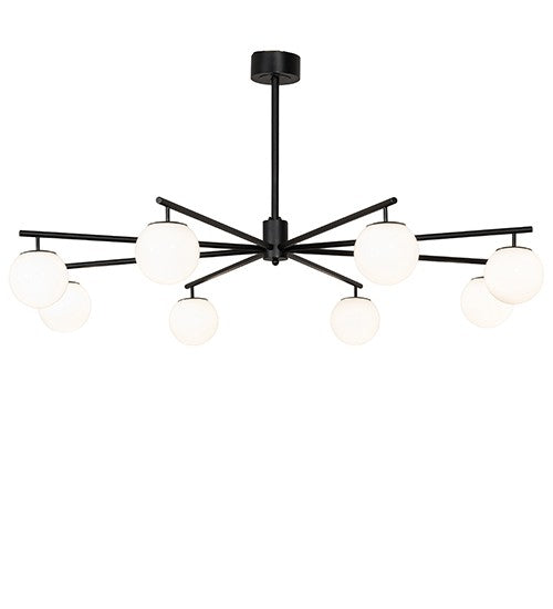 Meyda Tiffany 295281 LED Chandelier, Textured Black