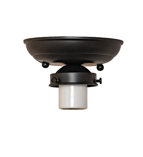 Meyda Tiffany 295552 One Light Flush Mount Hardware, Solar Black