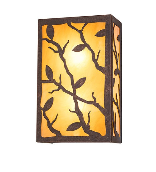 Meyda Tiffany 295560 Two Light Wall Sconce, Antique Rust