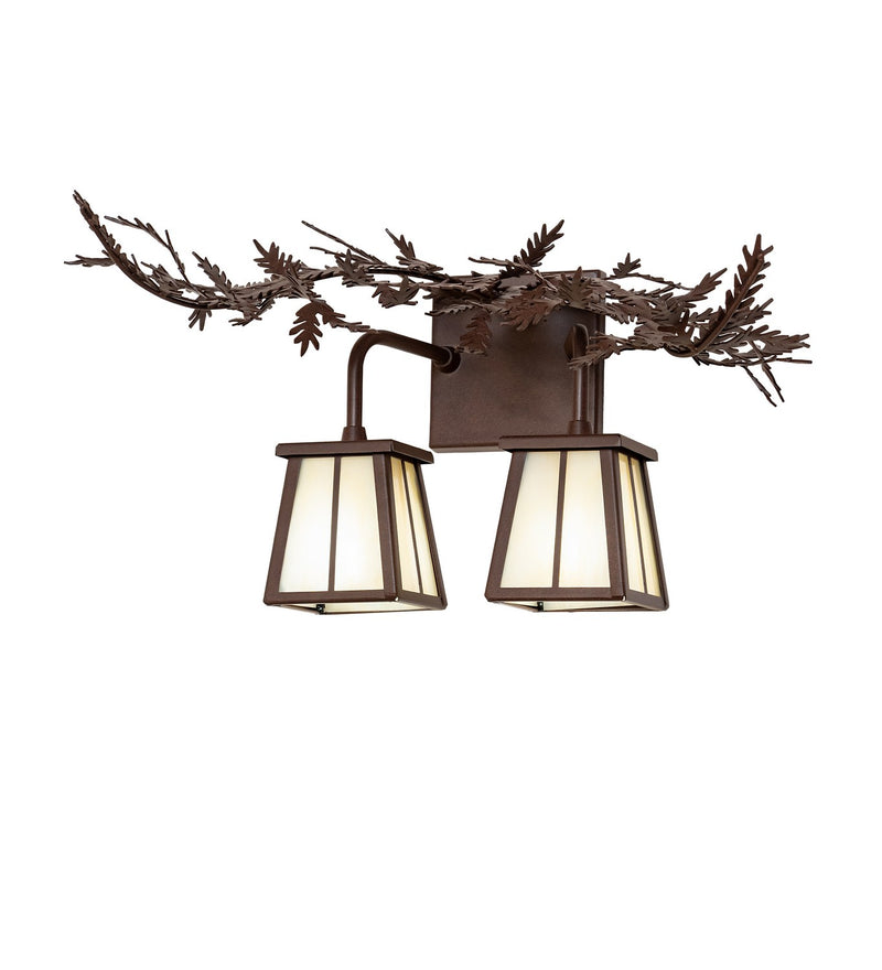Meyda Tiffany 295886 Two Light Wall Sconce, Cafe Noir