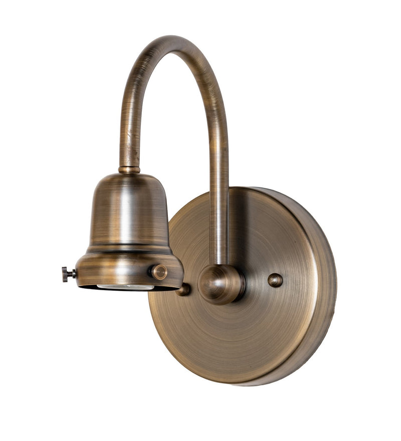 Meyda Tiffany 296141 One Light Wall Sconce Hardware, Antique Brass