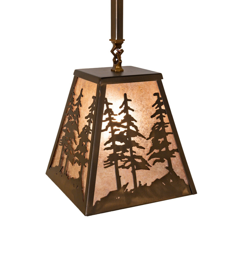 Meyda Tiffany 296302 One Light Pendant, Antique Copper