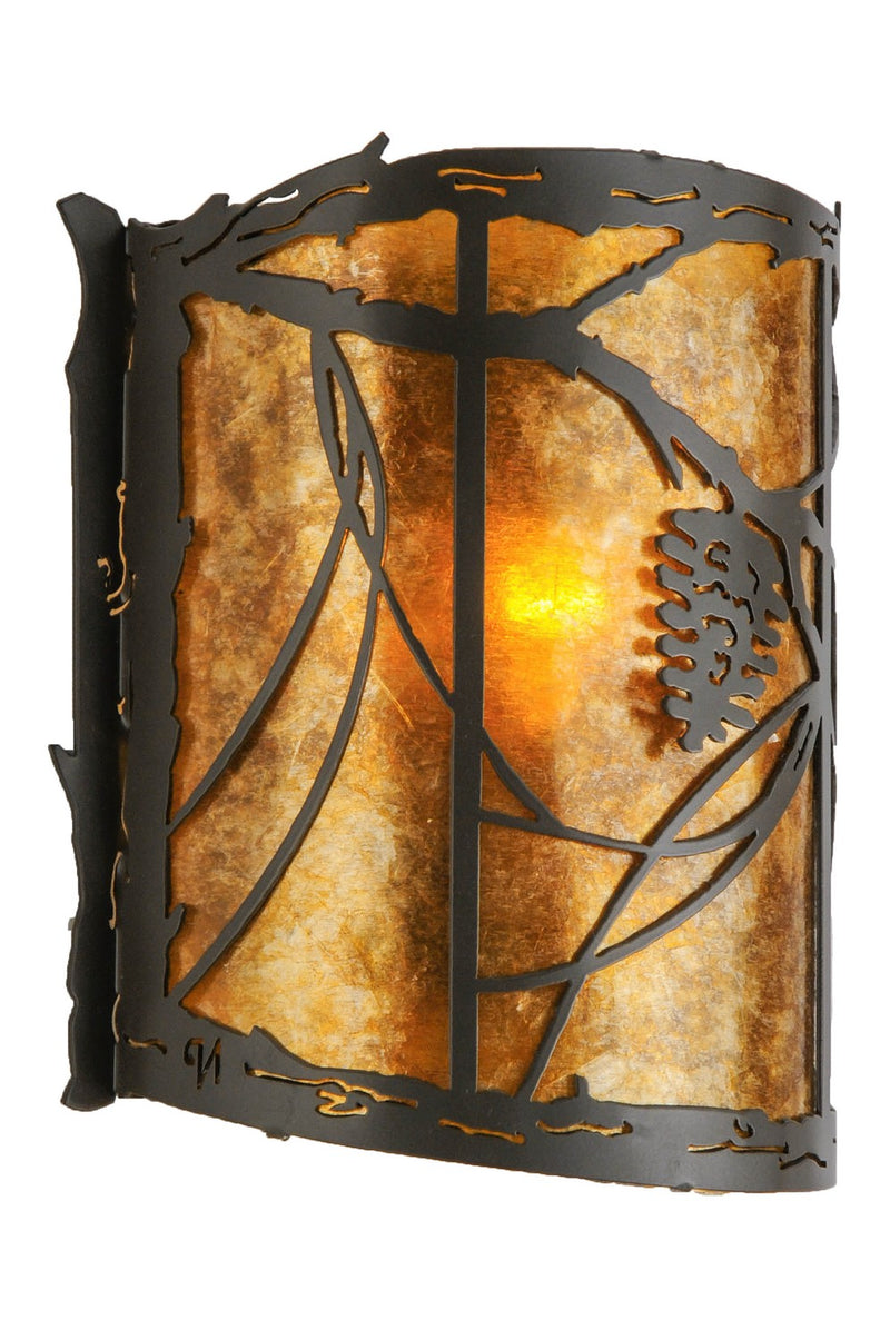 Meyda Tiffany 296549 One Light Wall Sconce, Timeless Bronze