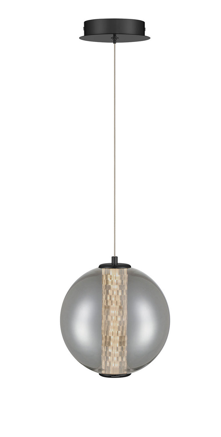 Eurofase 45735-035 LED Pendant, Matte Black