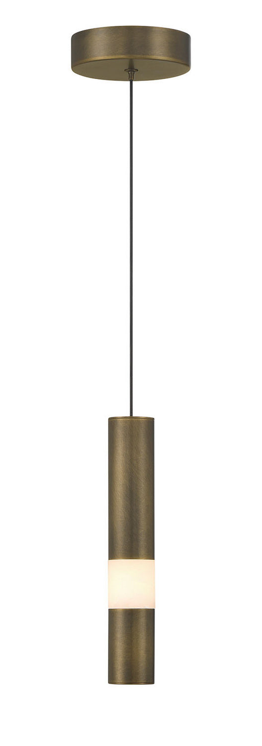 Eurofase 50126-026 LED Pendant, Weathered Brass