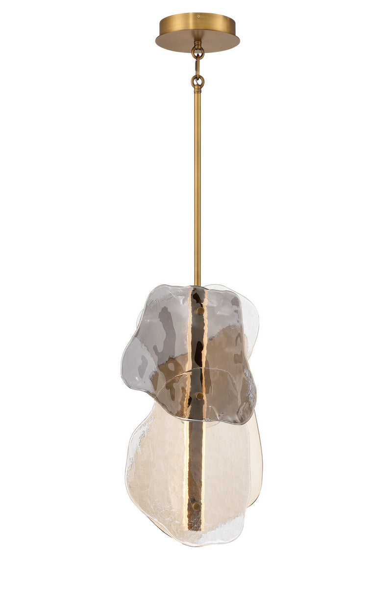 Eurofase 50464-029 LED Pendant, Antique Brass