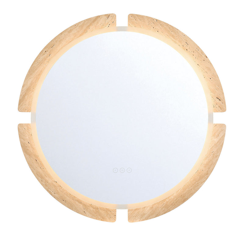 Eurofase 50898-015 LED Mirror, Travertine