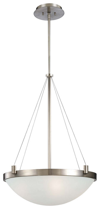George Kovacs P592-084 Four Light Pendant, Brushed Nickel