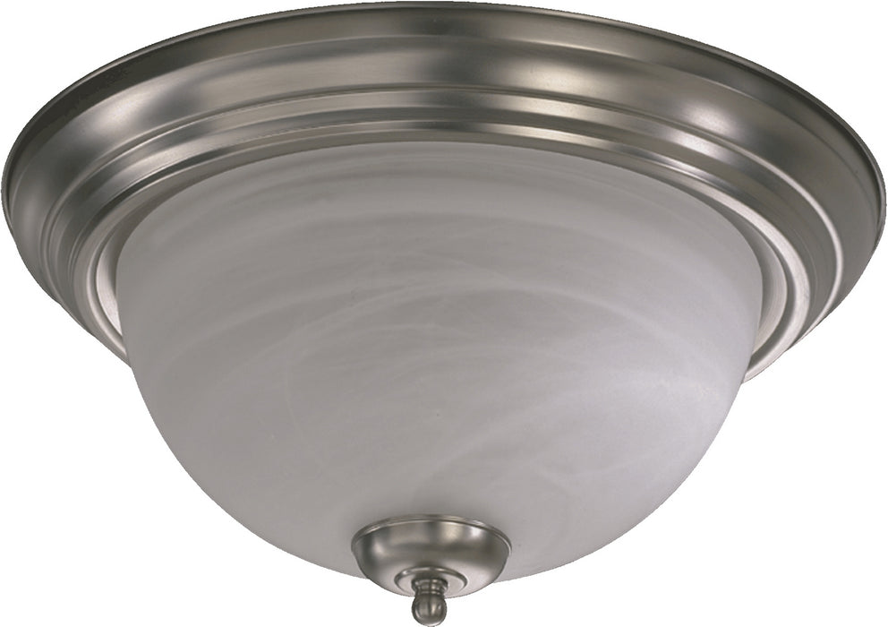 Quorum 3066-15-65 Three Light Ceiling Mount, Satin Nickel