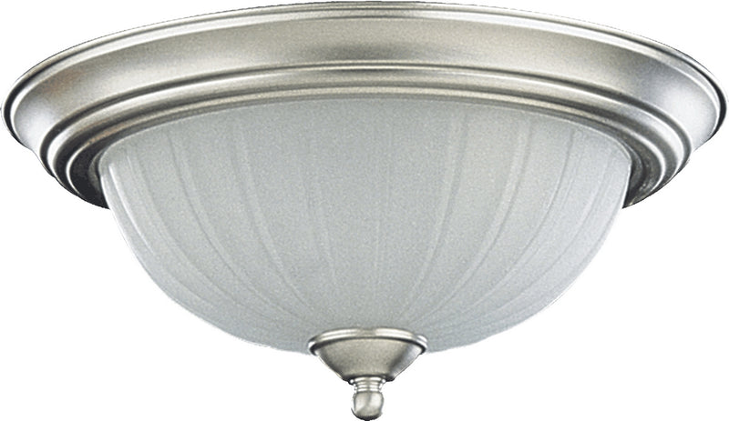 Quorum 3074-13-65 Two Light Ceiling Mount, Satin Nickel