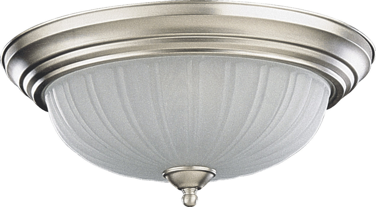 Quorum 3074-15-65 Three Light Ceiling Mount, Satin Nickel