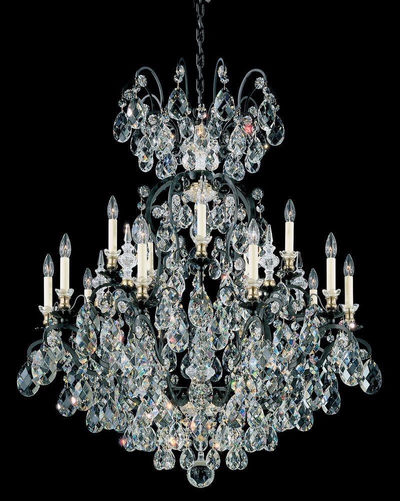 Schonbek 3773-26R 16 Light Chandelier, French Gold