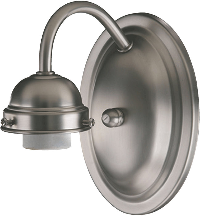 Quorum 5403-1-065 One Light Wall Mount, Satin Nickel
