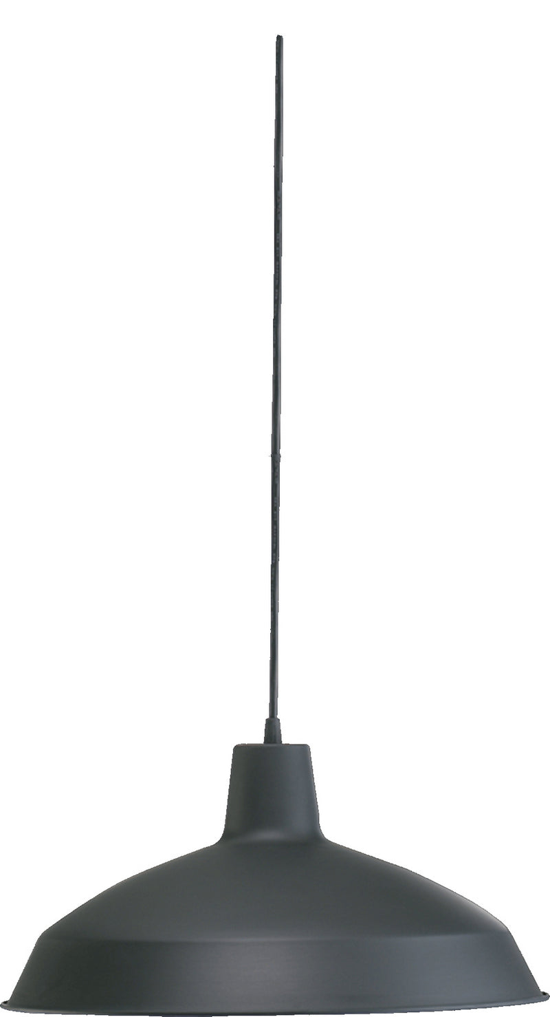 Quorum 6822-59 One Light Pendant, Matte Black