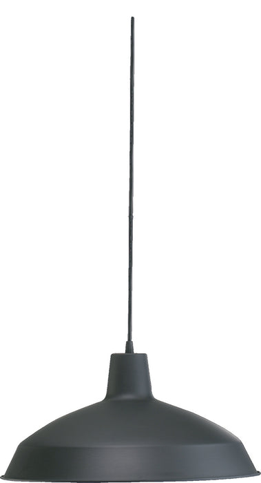 Quorum 6822-59 One Light Pendant, Matte Black