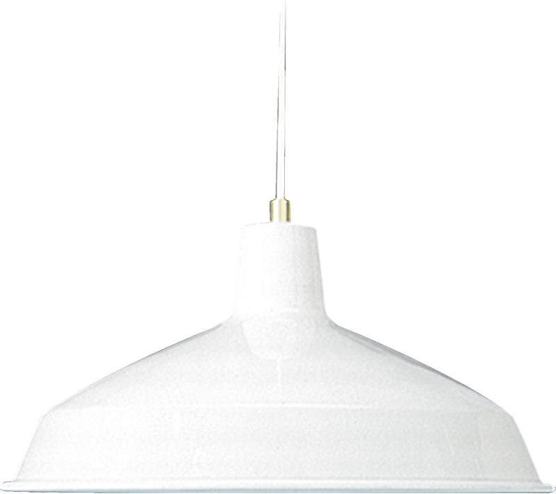Quorum 6822-6 One Light Pendant, White