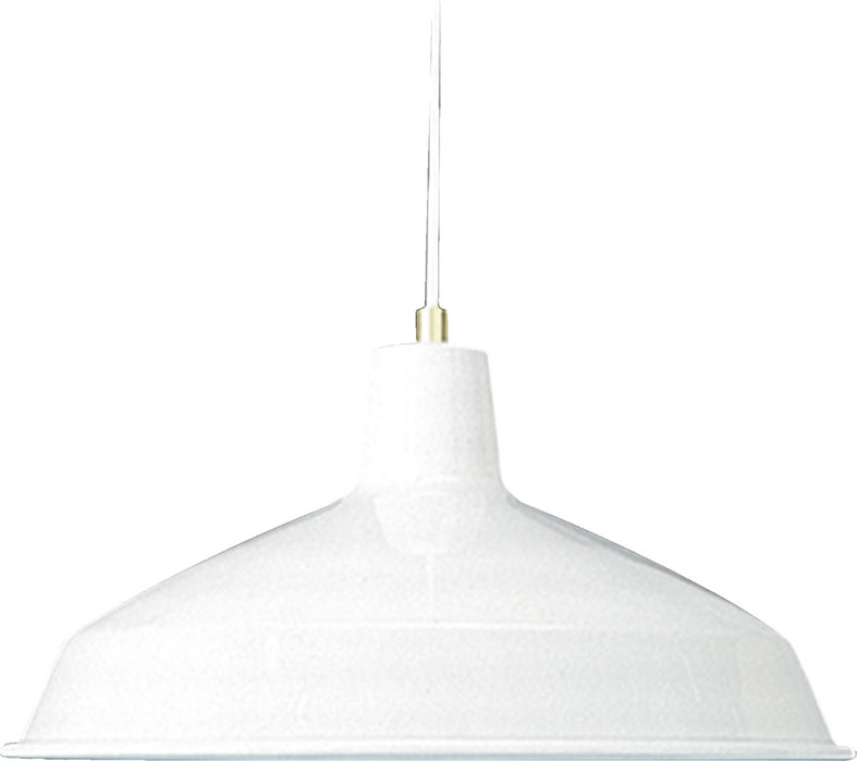 Quorum 6822-6 One Light Pendant, White