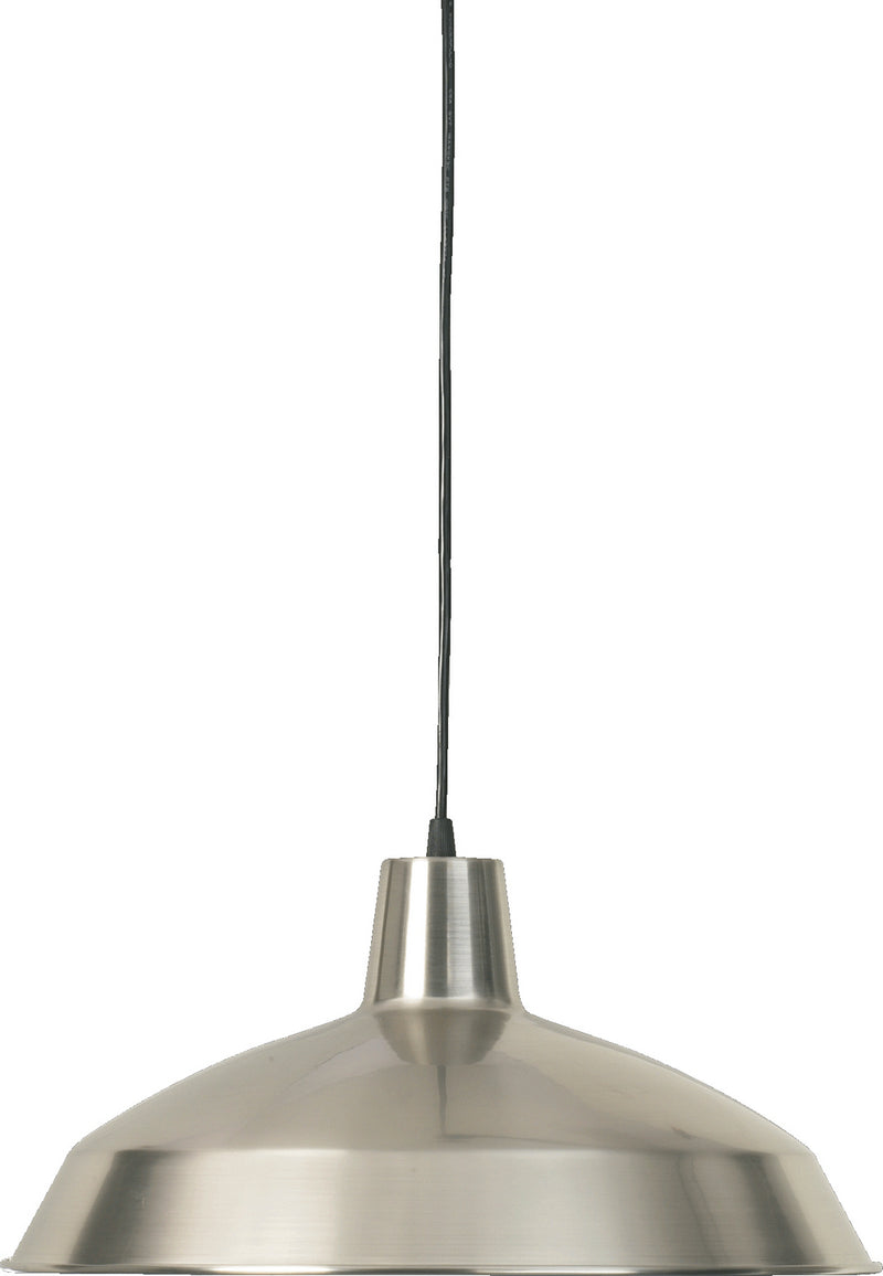 Quorum 6822-65 One Light Pendant, Satin Nickel