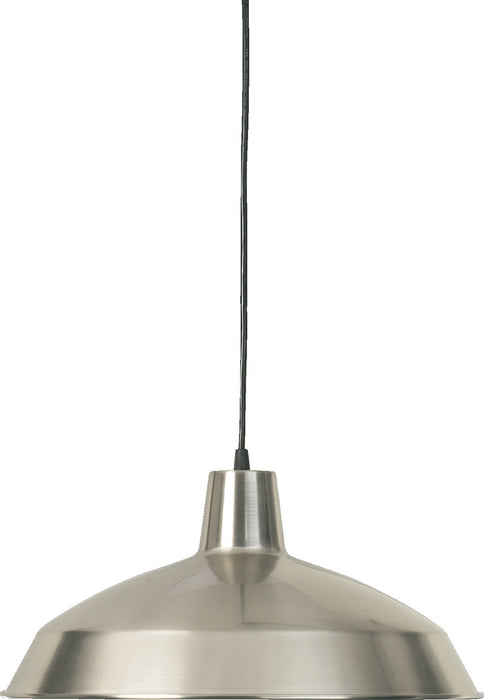 Quorum 6822-65 One Light Pendant, Satin Nickel