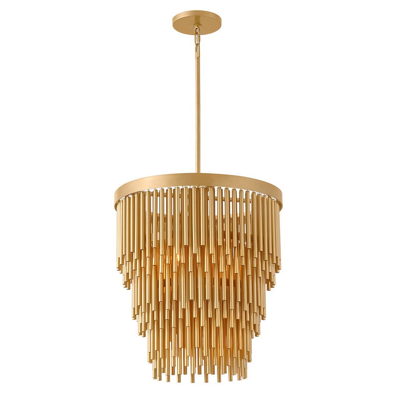 Hinkley 30497DXG LED Pendant, Deluxe Gold