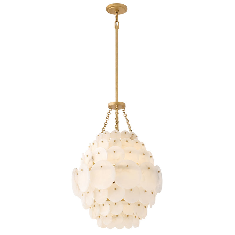 Hinkley 43807PI LED Pendant, Piastra Gold