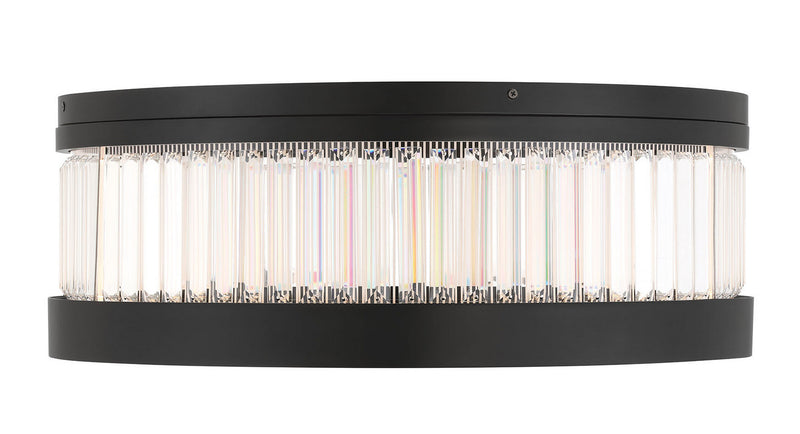 Eurofase 49354-027 LED Flush Mount, Matte Black