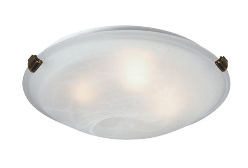 Artcraft AC2351SPBU Two Light Flush Mount, Brunito