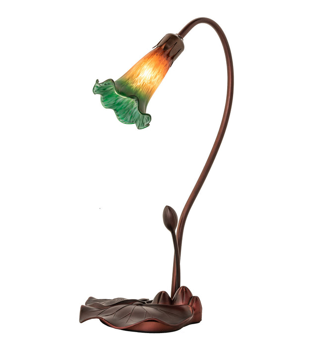 Meyda Tiffany 12386 One Light Accent Lamp, Mahogany Bronze
