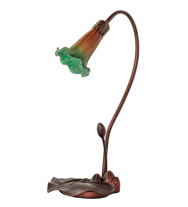 Meyda Tiffany 12386 One Light Accent Lamp, Mahogany Bronze