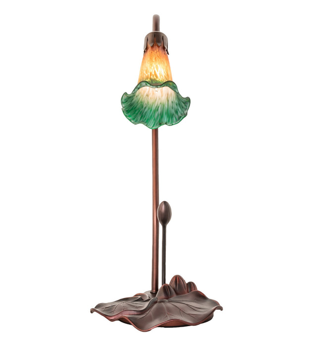 Meyda Tiffany 12386 One Light Accent Lamp, Mahogany Bronze