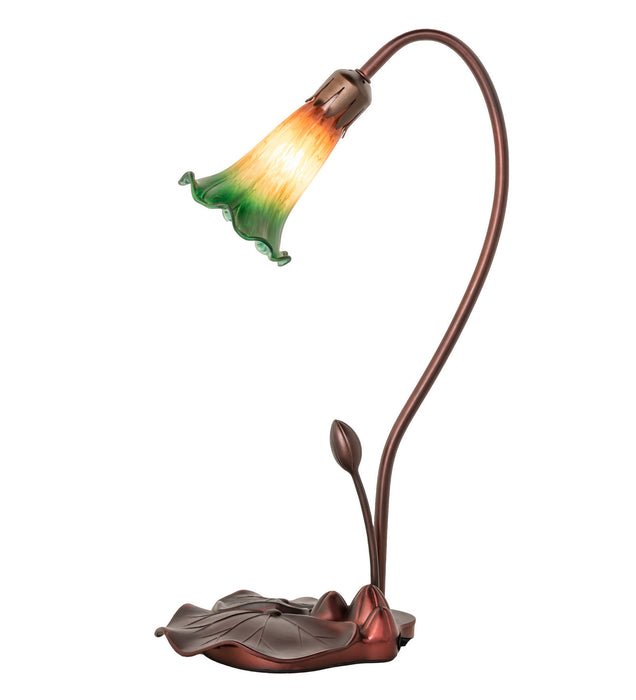 Meyda Tiffany 12386 One Light Accent Lamp, Mahogany Bronze