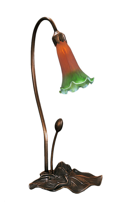 Meyda Tiffany 12386 One Light Accent Lamp, Mahogany Bronze