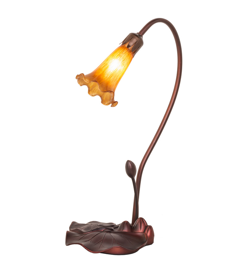Meyda Tiffany 12432 One Light Accent Lamp, Mahogany Bronze