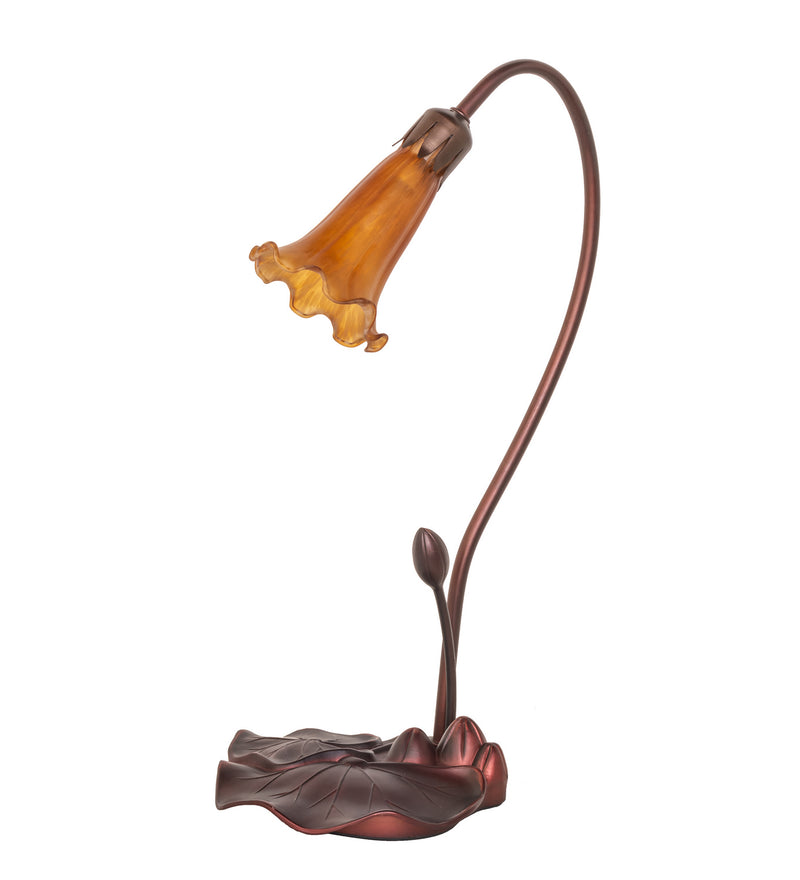 Meyda Tiffany 12432 One Light Accent Lamp, Mahogany Bronze